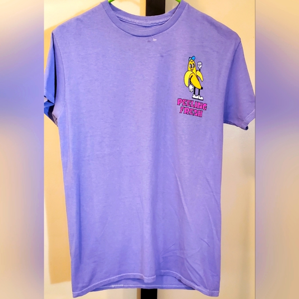 Peeling Fresh Adult Unisex Short Sleeve Graphic T-Shirt Size Small